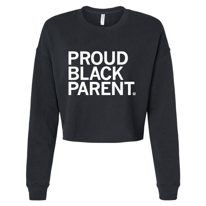 Raygun Proud Black Parent Cropped Pullover Crew