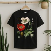 Red Poppy Botanical Poppies Red Poppy T-Shirt