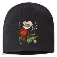 Red Poppy Botanical Poppies Red Poppy Sustainable Beanie