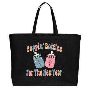 Retro Poppin' Bottles For The New Year Neonatal ICU Nurse Cotton Canvas Jumbo Tote