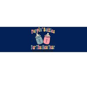 Retro Poppin' Bottles For The New Year Neonatal ICU Nurse Bumper Sticker