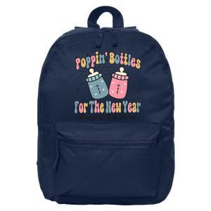 Retro Poppin' Bottles For The New Year Neonatal ICU Nurse 16 in Basic Backpack