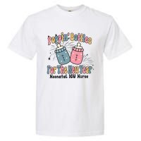 Retro Poppin' Bottles For The New Year Neonatal ICU Nurse Garment-Dyed Heavyweight T-Shirt