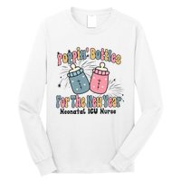 Retro Poppin' Bottles For The New Year Neonatal ICU Nurse Long Sleeve Shirt