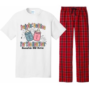 Retro Poppin' Bottles For The New Year Neonatal ICU Nurse Pajama Set