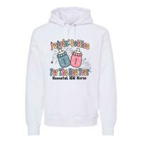 Retro Poppin' Bottles For The New Year Neonatal ICU Nurse Premium Hoodie