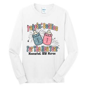 Retro Poppin' Bottles For The New Year Neonatal ICU Nurse Tall Long Sleeve T-Shirt