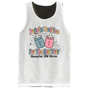 Retro Poppin' Bottles For The New Year Neonatal ICU Nurse Mesh Reversible Basketball Jersey Tank