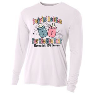 Retro Poppin' Bottles For The New Year Neonatal ICU Nurse Cooling Performance Long Sleeve Crew