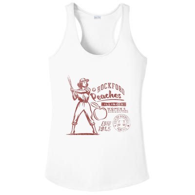 Rockford Peaches Baseball Team 1943 Ladies PosiCharge Competitor Racerback Tank