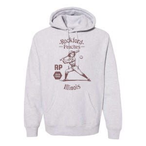 Rockford Peaches Baseball Team Premium Hoodie