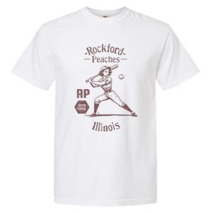 Rockford Peaches Baseball Team Garment-Dyed Heavyweight T-Shirt