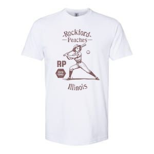 Rockford Peaches Baseball Team Softstyle CVC T-Shirt