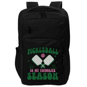 Retro Pickle Ball Is My Favorite Season Impact Tech Backpack