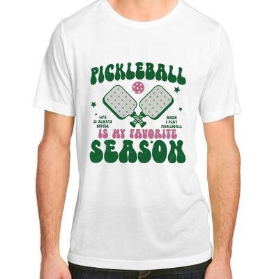 Retro Pickle Ball Is My Favorite Season Adult ChromaSoft Performance T-Shirt