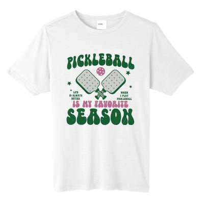 Retro Pickle Ball Is My Favorite Season Tall Fusion ChromaSoft Performance T-Shirt