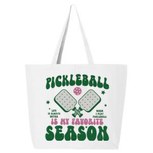 Retro Pickle Ball Is My Favorite Season 25L Jumbo Tote