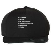 Red Poppy Botanical Poppies Red Poppy Wool Snapback Cap