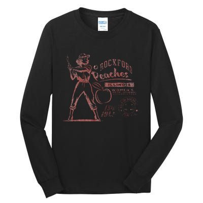 Rockford Peaches Baseball Team 1945 Tall Long Sleeve T-Shirt