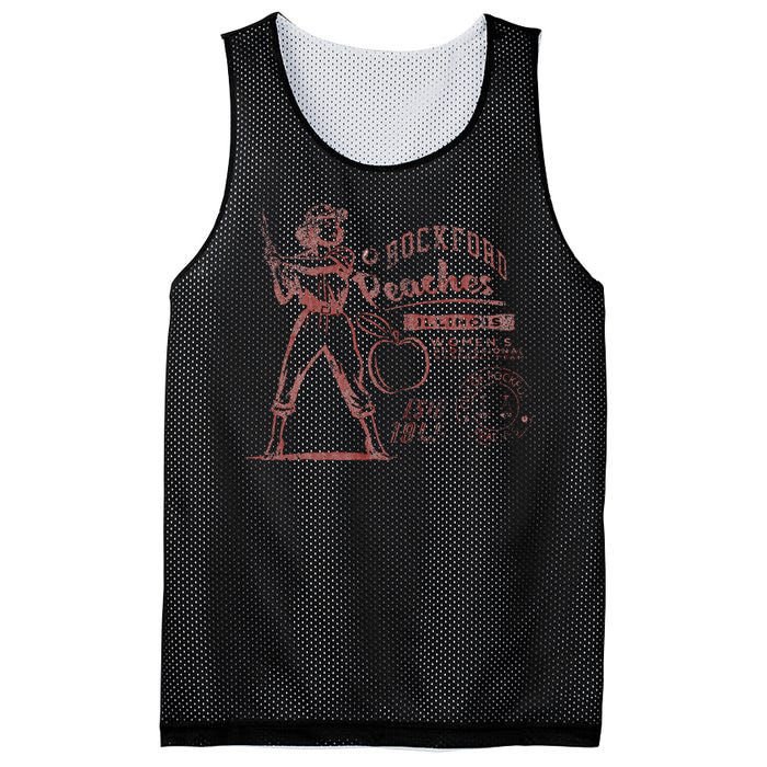 Rockford Peaches Baseball Team 1945 Mesh Reversible Basketball Jersey Tank