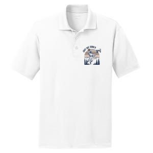 Retro Playing Basketball Funny Christians PosiCharge RacerMesh Polo