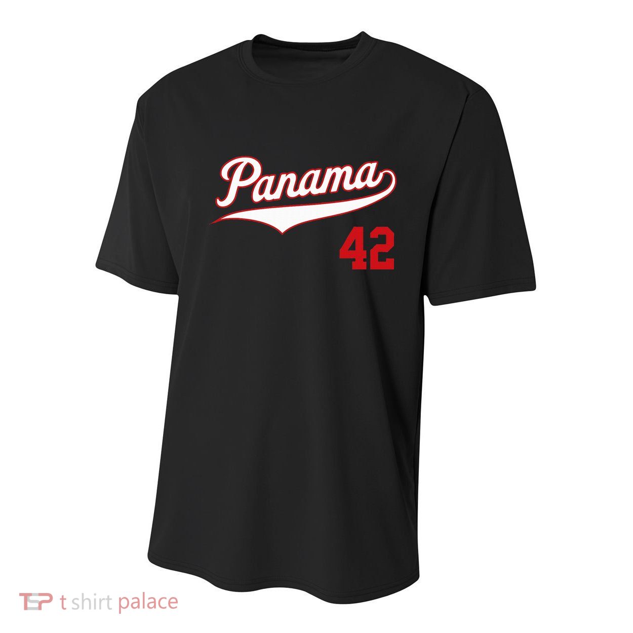 Retro Panama Baseball Soccer Futbol Beisbol 42 Youth Performance Sprint T-Shirt