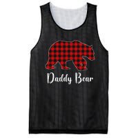 Red Plaid Bear Christmas Pajama Daddy Matching Family Dad Mesh Reversible Basketball Jersey Tank