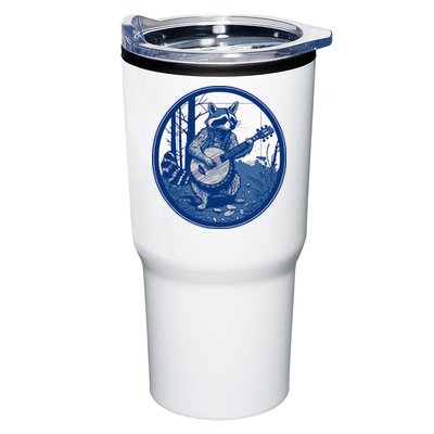 Raccoon Playing Banjo Vintage Cottagecore Tumbler