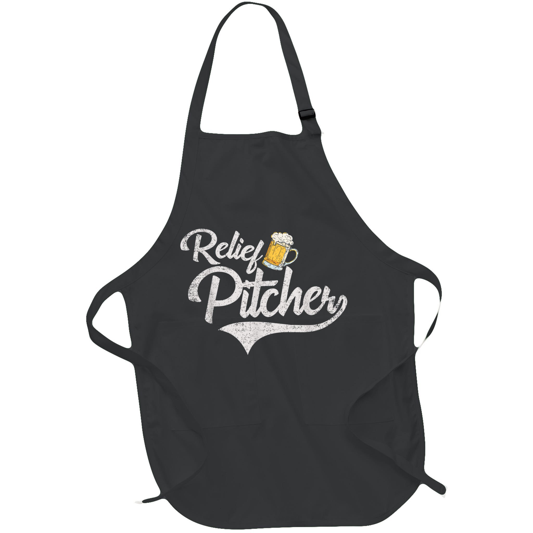 Relief Pitcher Beer And Baseball Funny Apron