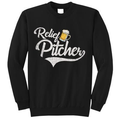 Relief Pitcher Beer And Baseball Funny Sweatshirt
