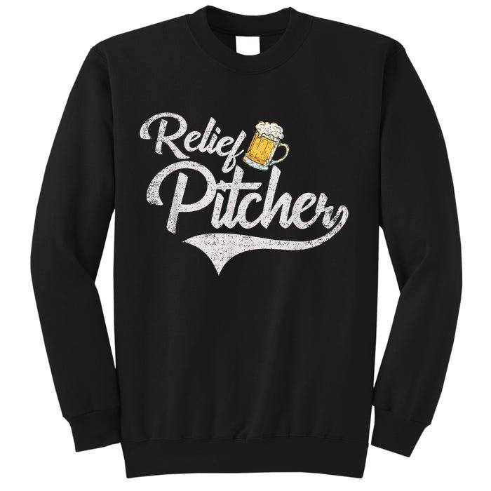 Relief Pitcher Beer And Baseball Funny Sweatshirt