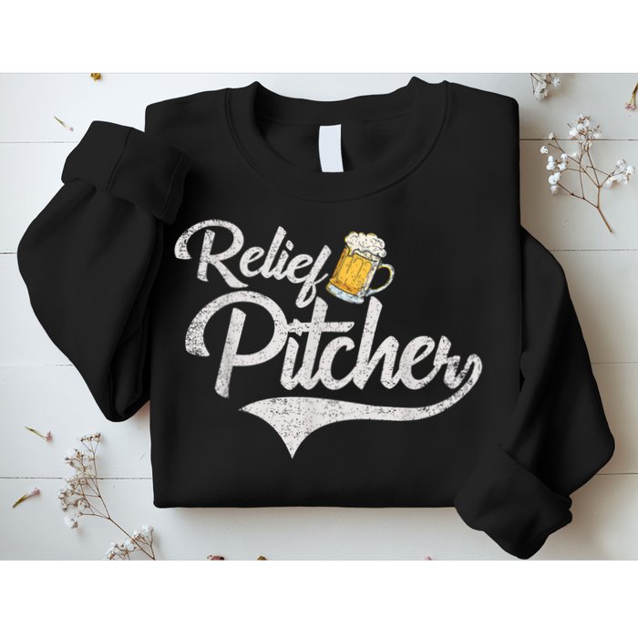 Relief Pitcher Beer And Baseball Funny Sweatshirt