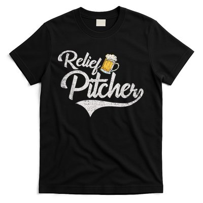 Relief Pitcher Beer And Baseball Funny T-Shirt