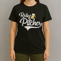 Relief Pitcher Beer And Baseball Funny T-Shirt