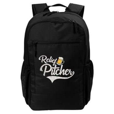Relief Pitcher Beer And Baseball Funny Backpack