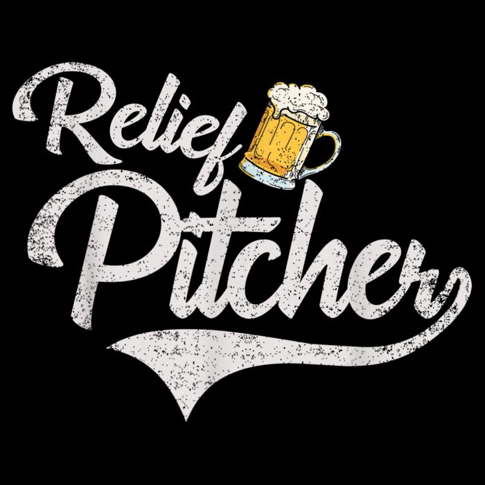 Relief Pitcher Beer And Baseball Funny 16 in Basic Backpack