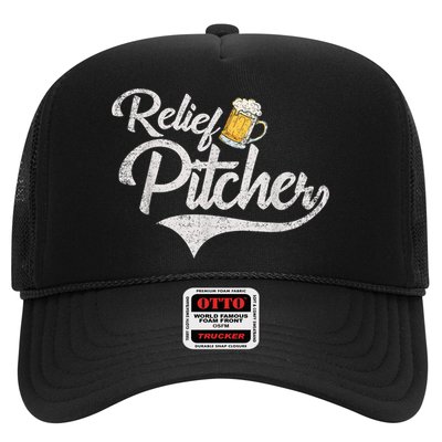 Relief Pitcher Beer And Baseball Funny Hat