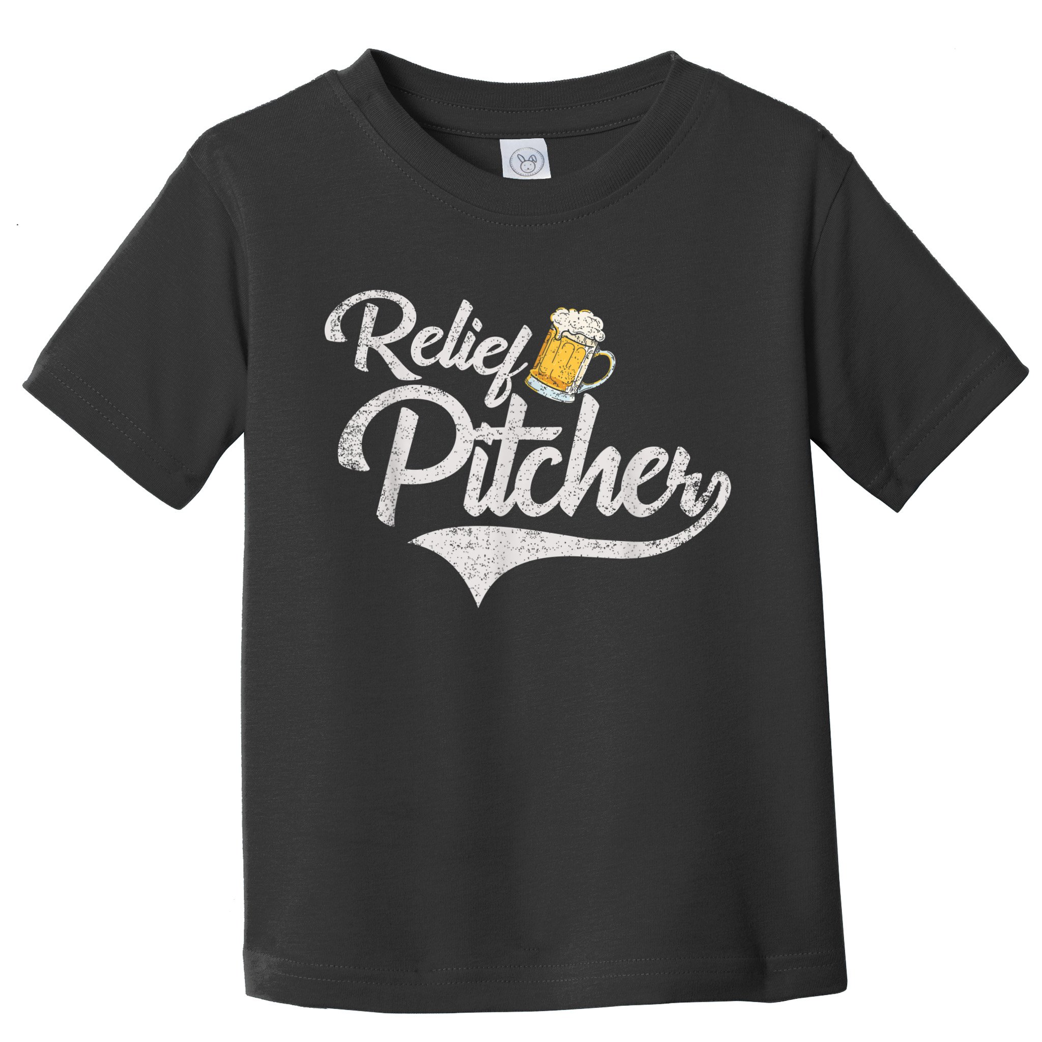 Relief Pitcher Beer And Baseball Funny Toddler T-Shirt