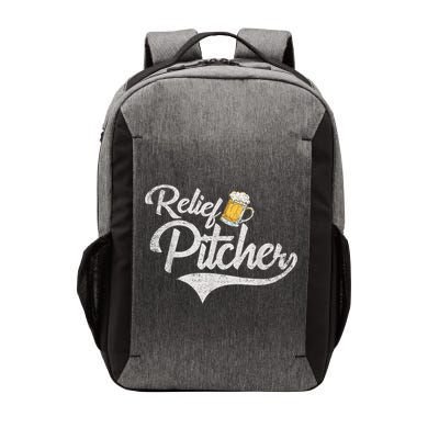 Relief Pitcher Beer And Baseball Funny Vector Backpack