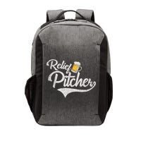 Relief Pitcher Beer And Baseball Funny Vector Backpack