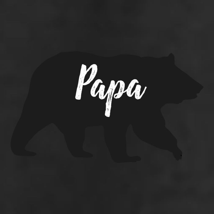 Rustic Papa Bear Funny Gift Adult Drive Performance Visor