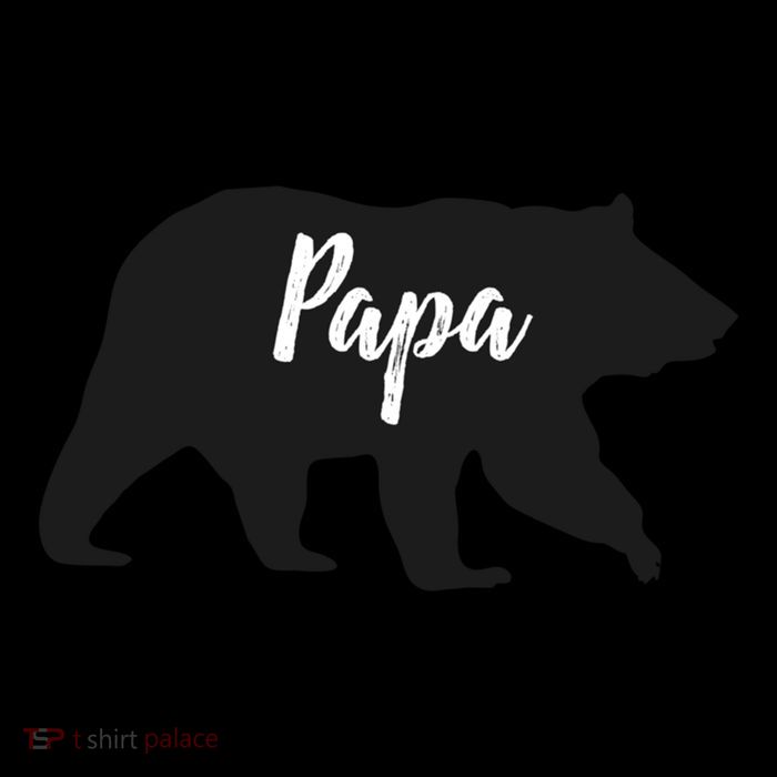 Rustic Papa Bear Funny Gift Wool Snapback Cap