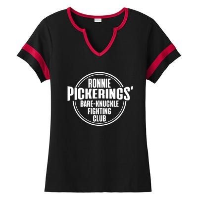 Ronnie Pickering Bare Knuckle Fighting Club Ladies Halftime Notch Neck Tee