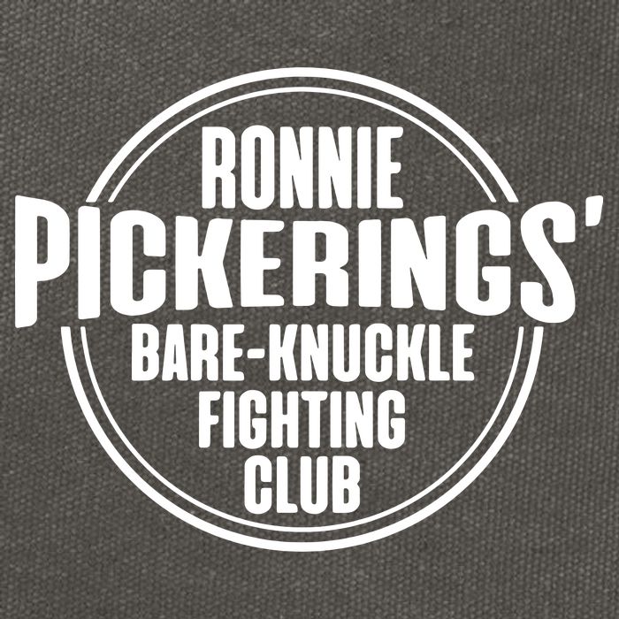 Ronnie Pickering Bare Knuckle Fighting Club Cotton Canvas Backpack