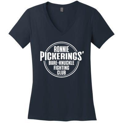 Ronnie Pickering Bare Knuckle Fighting Club Women's V-Neck T-Shirt