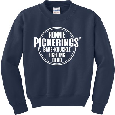 Ronnie Pickering Bare Knuckle Fighting Club Kids Sweatshirt