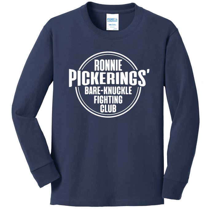 Ronnie Pickering Bare Knuckle Fighting Club Kids Long Sleeve Shirt