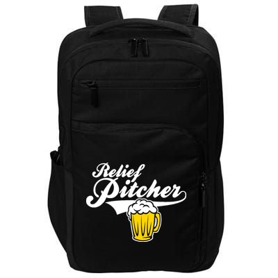 Relief Pitcher Beer And Baseball Impact Tech Backpack