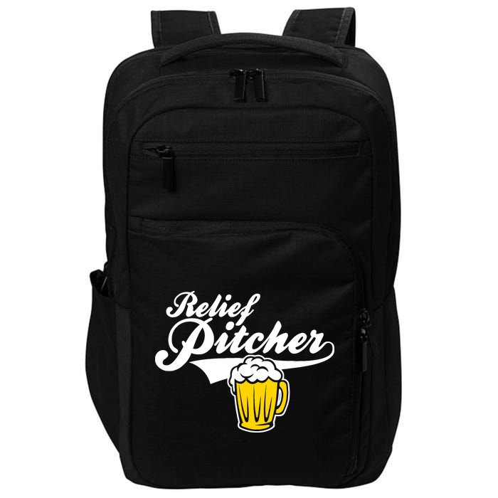 Relief Pitcher Beer And Baseball Impact Tech Backpack