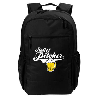 Relief Pitcher Beer And Baseball Backpack